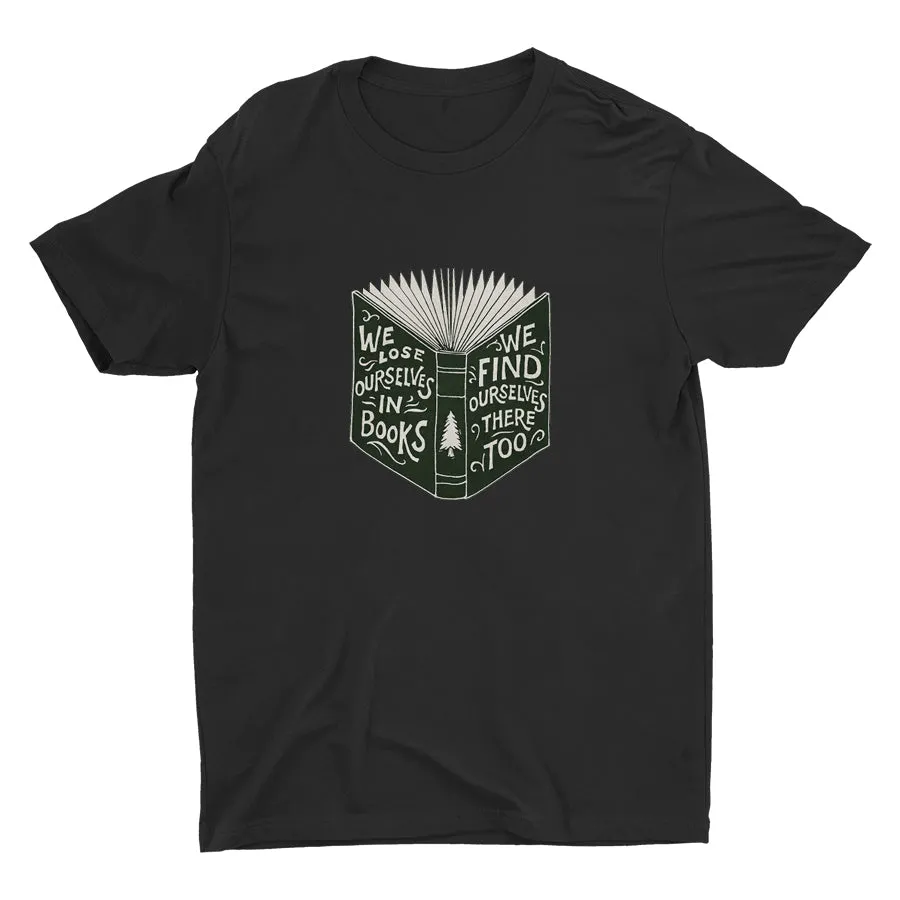 WE FIND OURSELVES IN BOOKS Cotton Tee