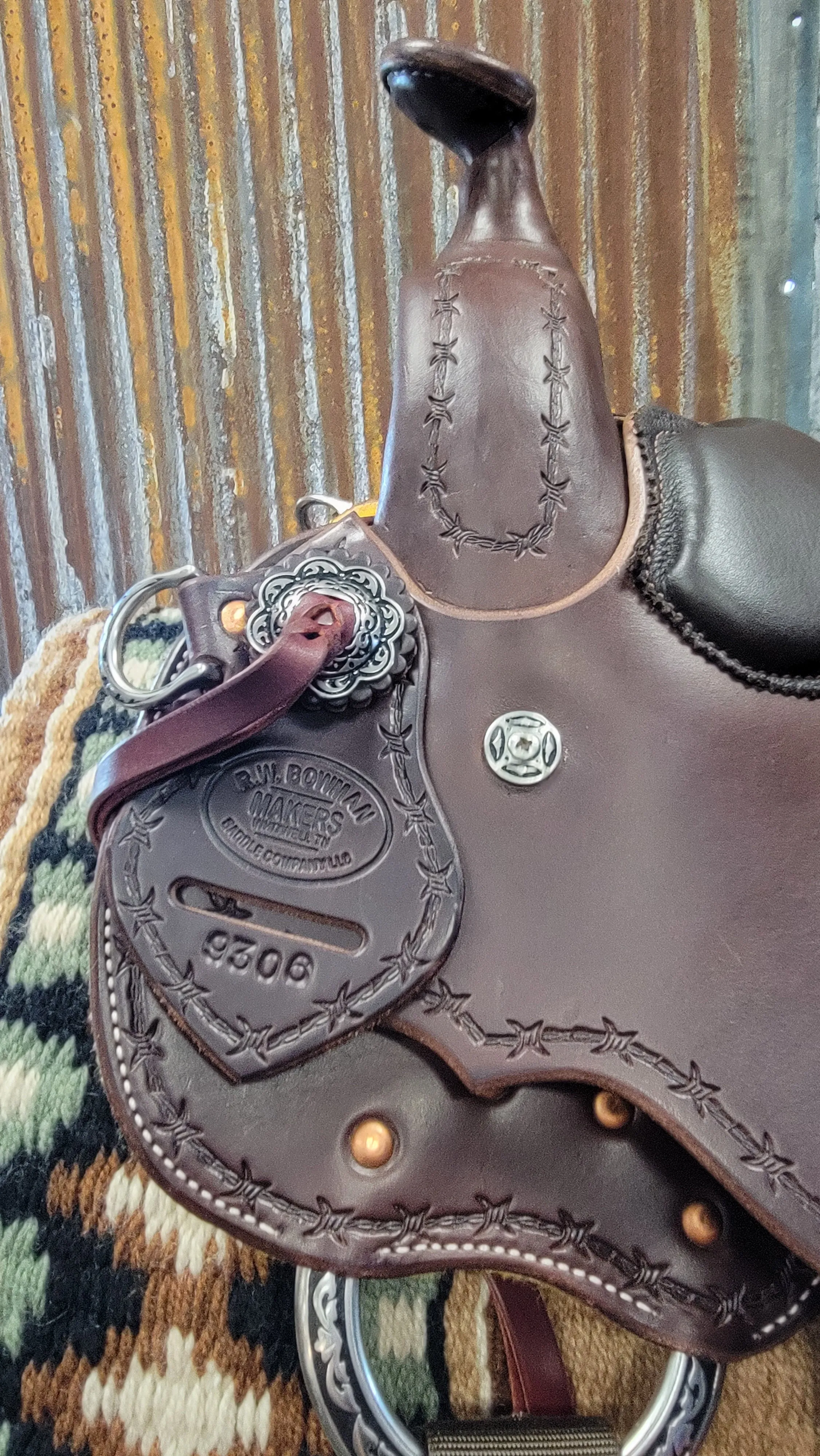 West 20 Custom Ultra Close Contact Saddle By RW Bowman