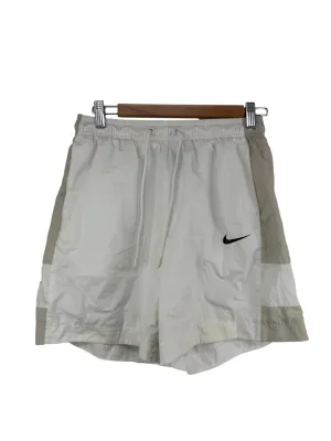 White And Beige Shorts