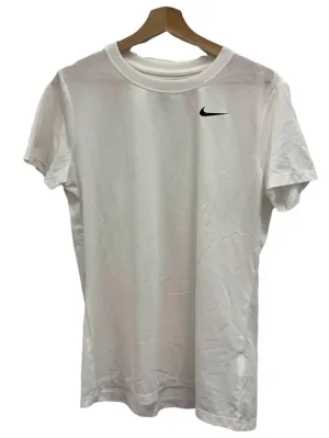 White Crewneck Logo Tee