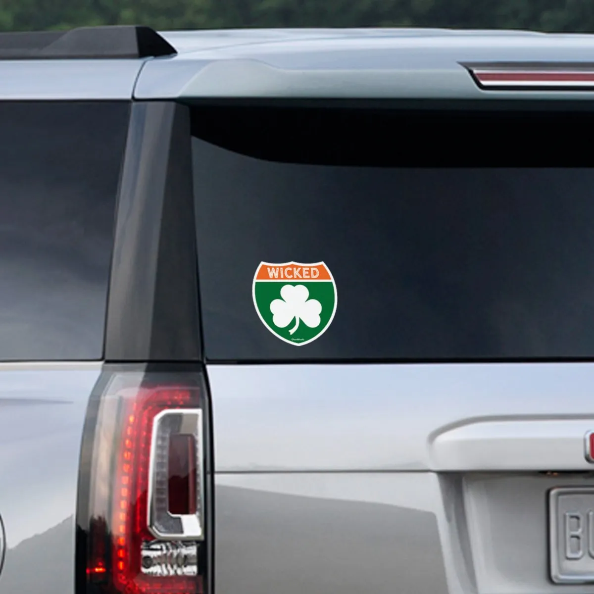 Wicked Irish Highway Sign Sticker