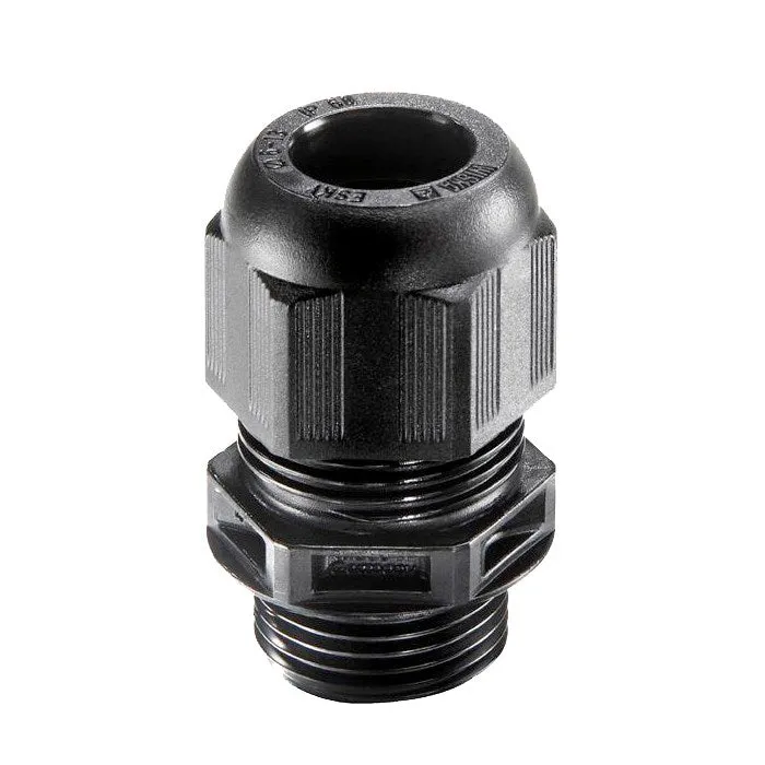 Wiska 10110706 SPRINT ESKV PLUS M50 IP68 Polyamide Cable Gland - Black