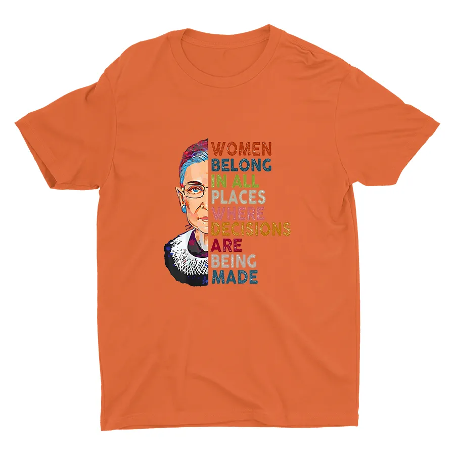 Women Belong In All Places Cotton Tee