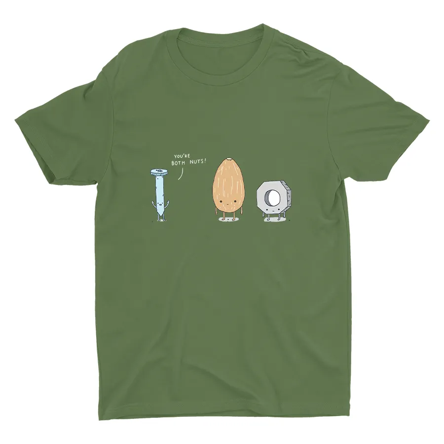 You're Both Nuts Cotton Tee