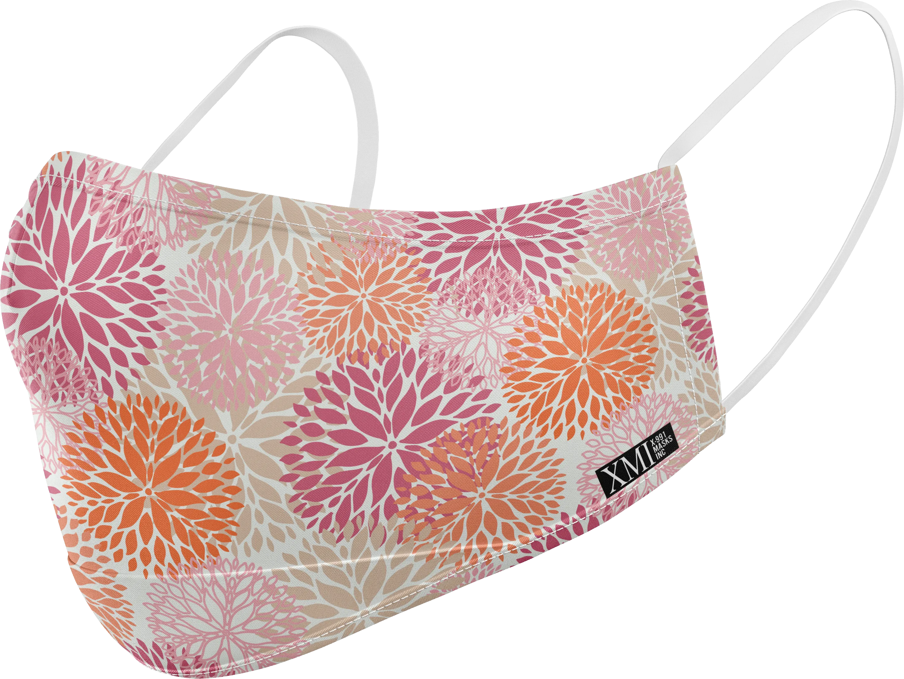 Zinnia Floral printed mask