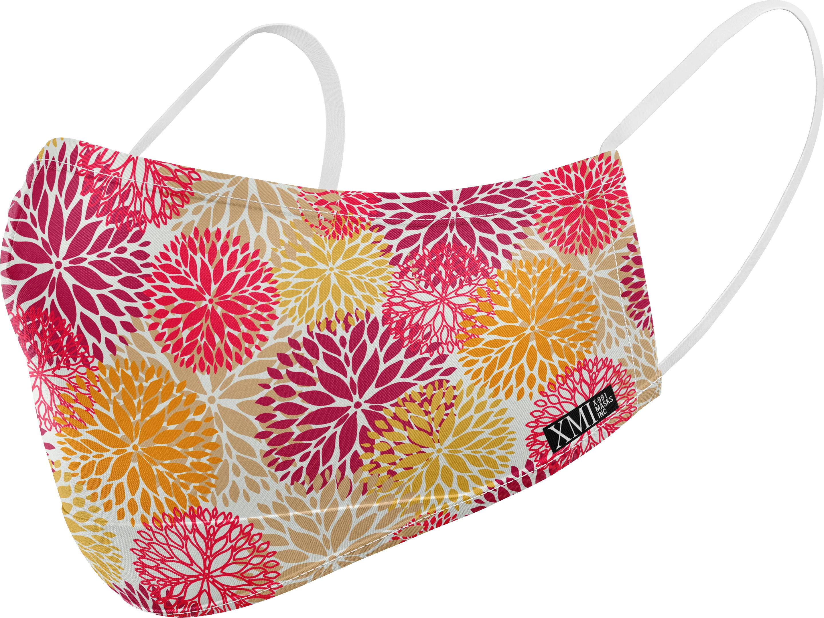 Zinnia Floral printed mask