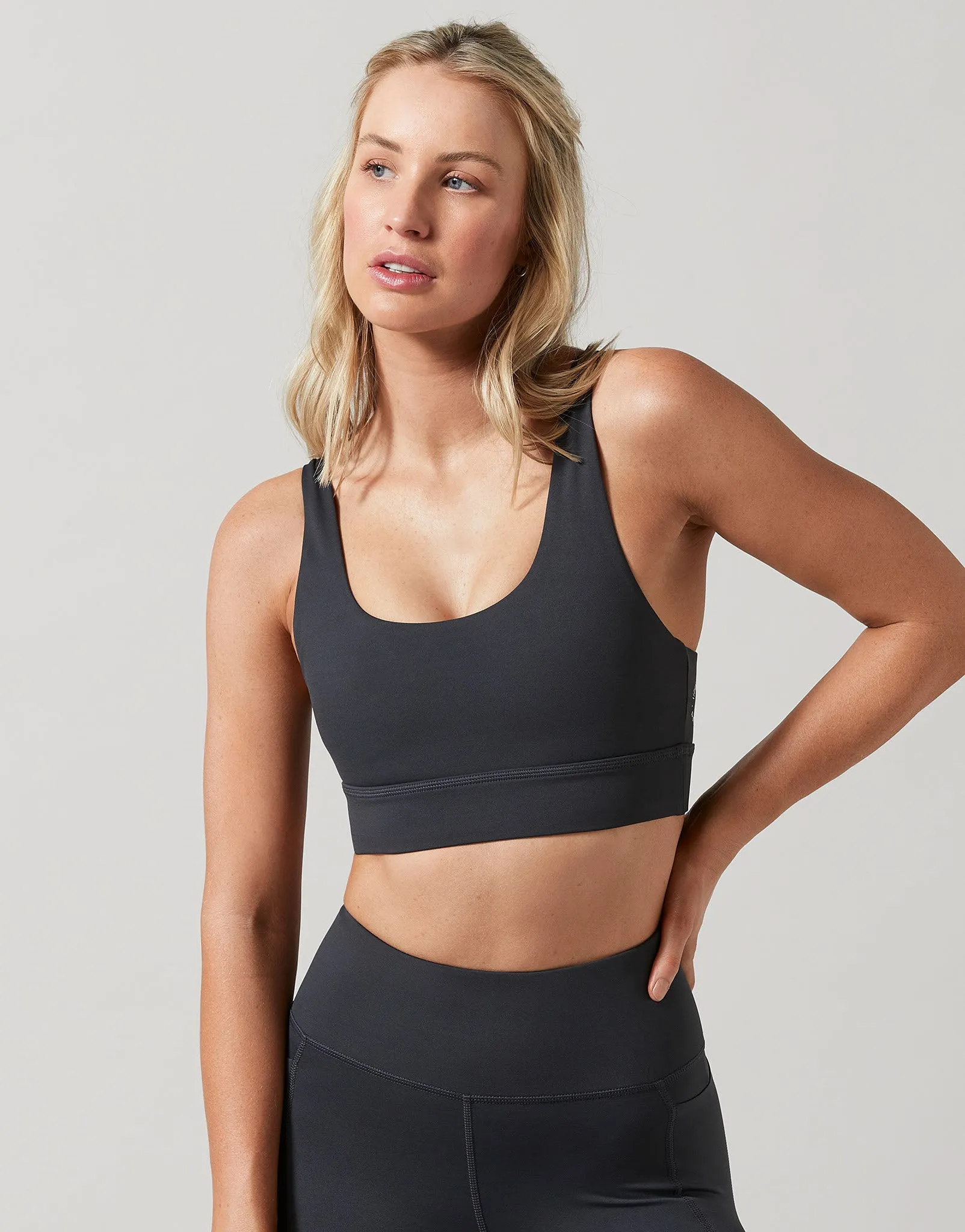 ZOE Air-Core Sports Bra - Charcoal